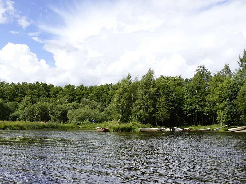 Schweden | Västergötland | Boote am See