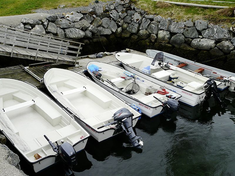 Angelreisen Norwegen 41661-41663 Hustadnes Fjordhytter Boote 14-18 Fuß / 5-30 PS