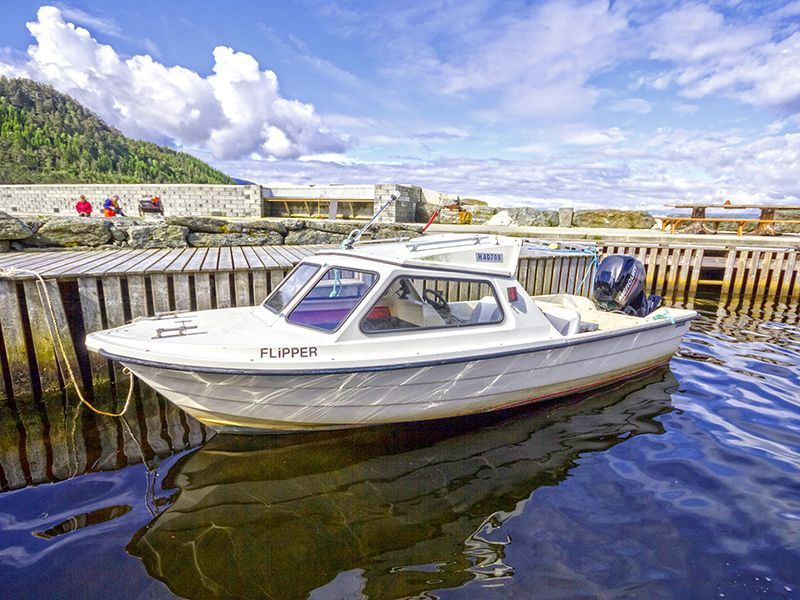 Angelreisen Norwegen Boote 40911-40918 Halsnøy Boot Flipper 18 Fuß / 40 PS, Echolot