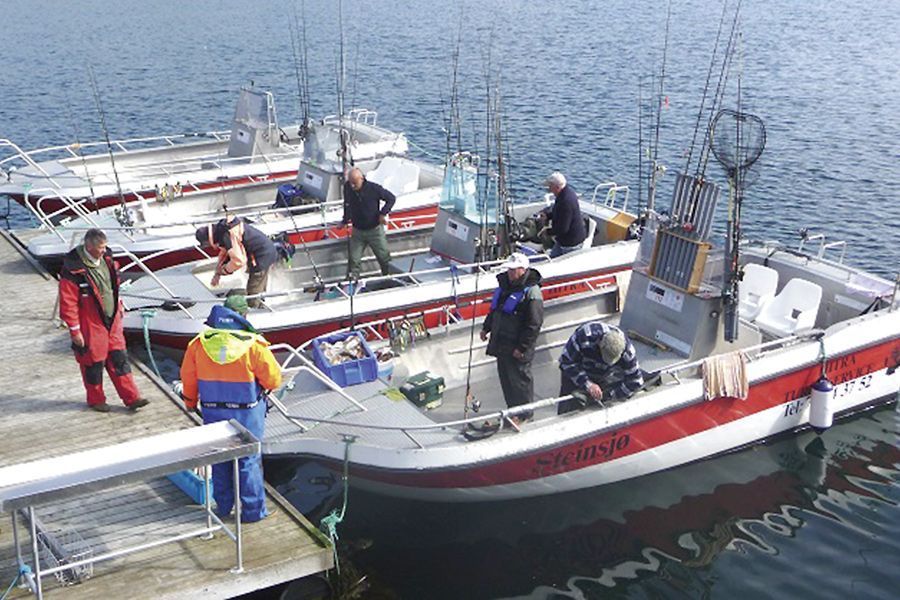 Angelreisen Norwegen 42181-42195 Steinsjø Kvenvær Boote 22-24 Fuß / 75-100 PS, Echolot, Kartenplotter