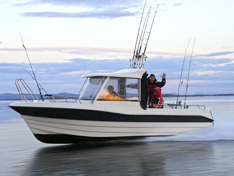 Angelreisen Norwegen 42250 Dolmøy Boot 23 Fuß / 100 PS, Echolot, Kartenplotter