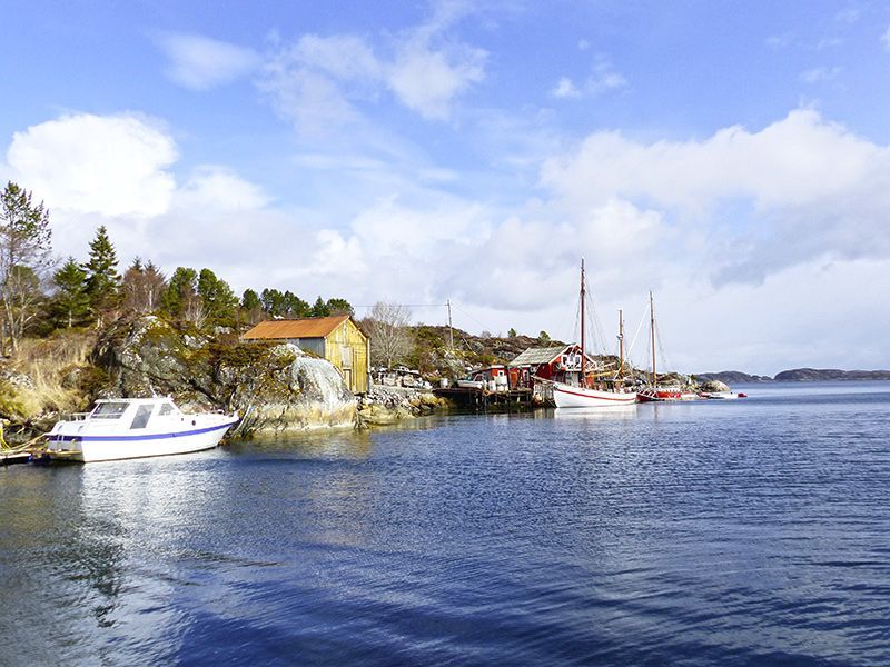 Norwegen | Hitra & Frøya | Hafenblick