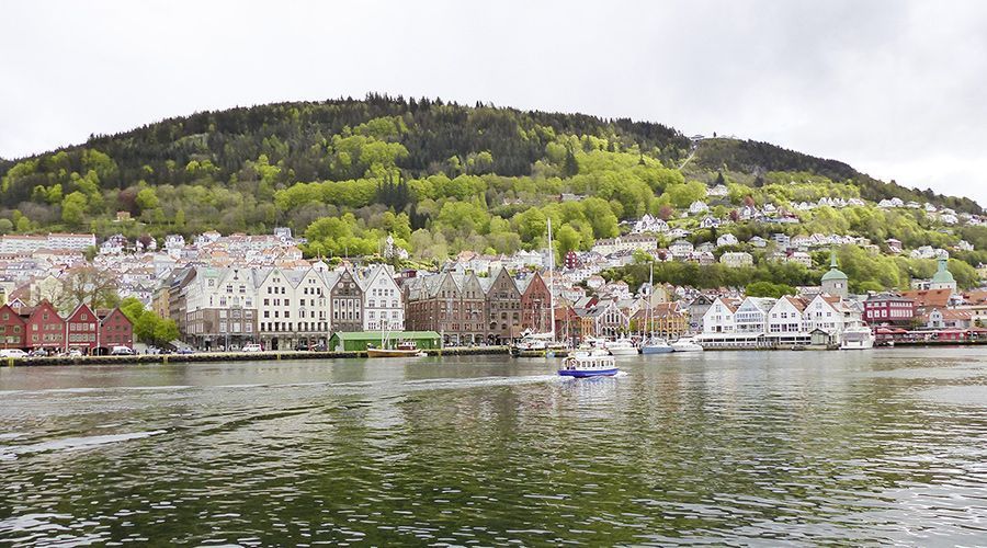 Norwegen | Rund um Bergen | Hafen-Panorama