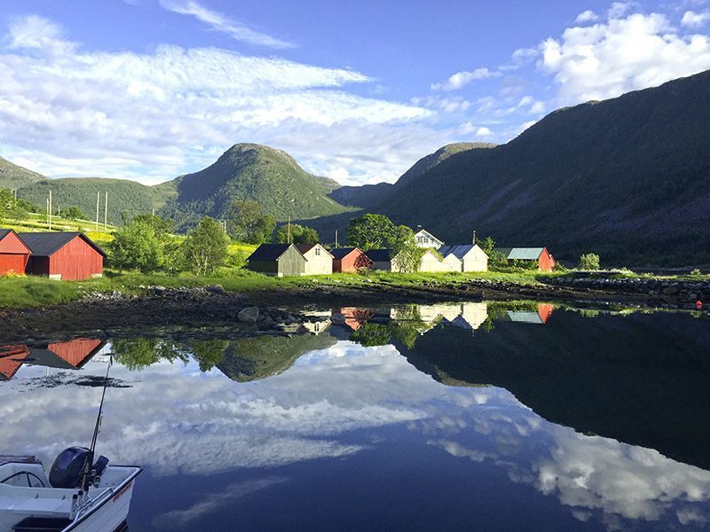 Norwegen | Rund um den Romsdalfjord | Panorama mit Berg