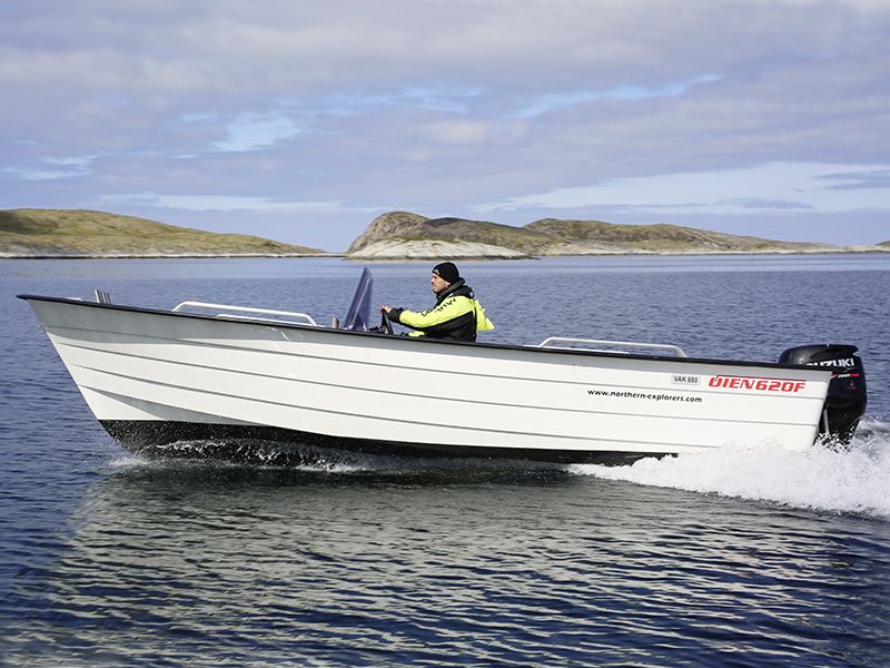 Angelreisen Norwegen Nord-Flatanger, Utvorda Boote 20 Fuß / 50-70 PS ,4-Takt mit Echolot und Kartenplotter