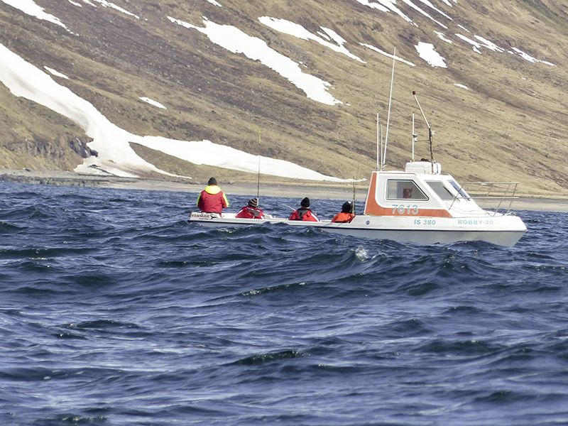 Angelreisen Island Bildergalerie Boot In Der Welle