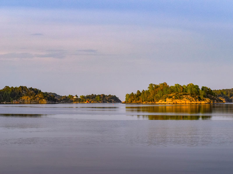 Norwegen | Agder | Bucht mit Insel