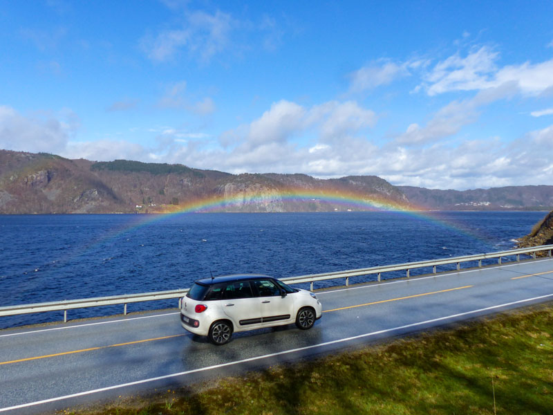 Norwegen | Agder | Regenbogen