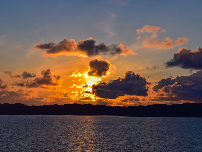 Norwegen | Bømlo | Sonnenuntergang