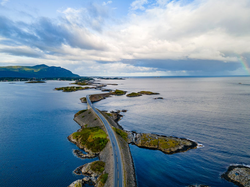 Norwegen | Møre og Romsdal | Atlantikstraße am Morgen