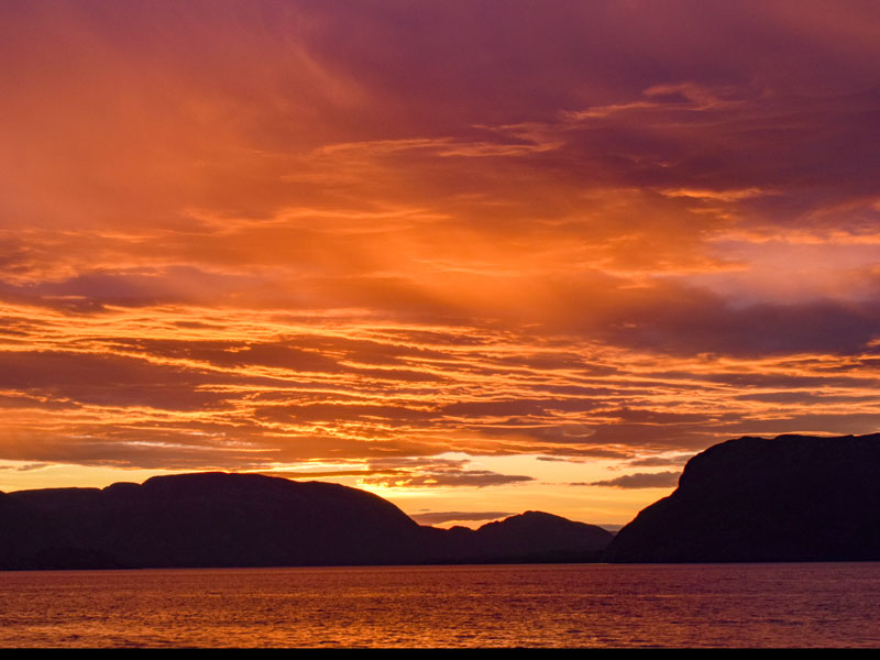 Norwegen | Rund um Rørvik | Sonnenaufgang