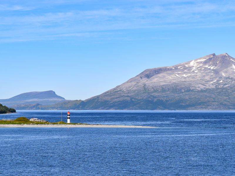 Norwegen | Troms og Finnmark | kleiner Leuchtturm