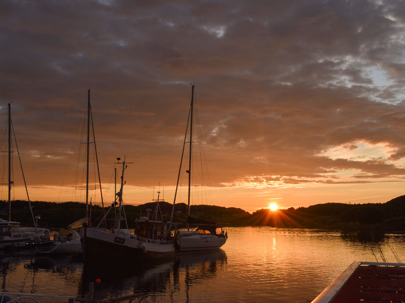 Norwegen | Trøndelag | Sonnenuntergang