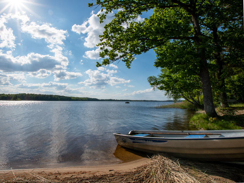 Schweden | Boot am Ufer