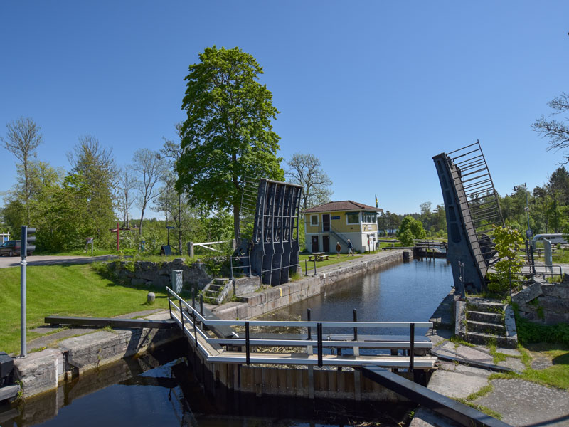 Schweden | Västergötland | Schleuse