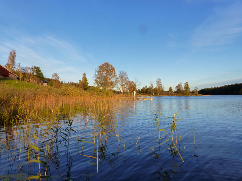 Schweden | See im Herbst