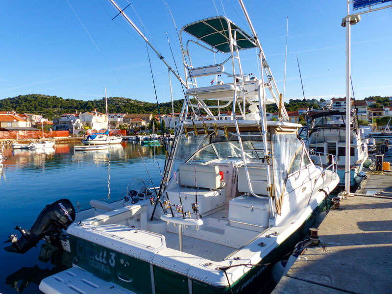 Angelreisen Kroatien 1501 Pakostane Boot in Murter