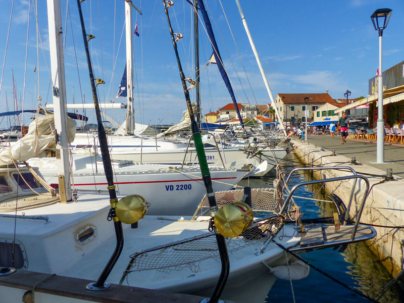 Angelreisen Kroatien 1510 Vodice Im Hafen