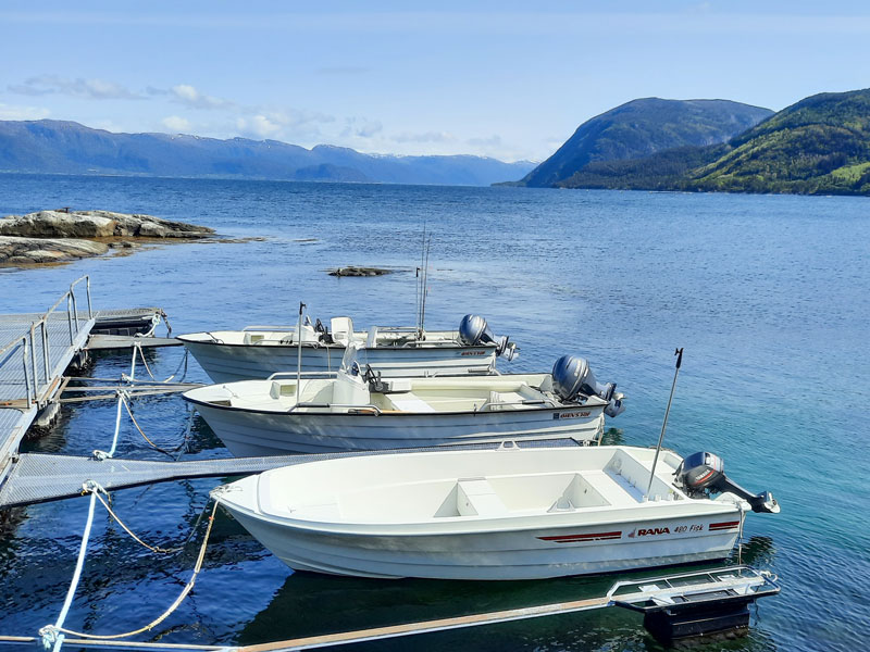 Angelreisen Norwegen 41401-41403 Sognefjord Ferienhäuser Boot 16 Fuß / 15 PS