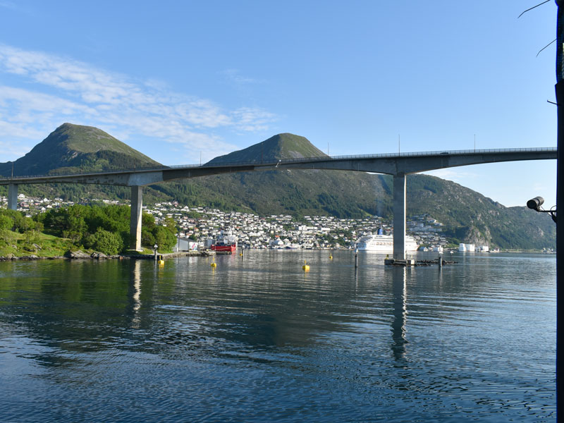 Norwegen | Vestland | Blick auf Maløy