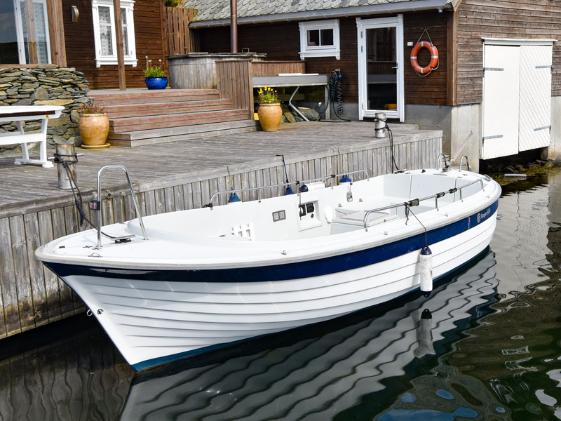 Angelreisen Norwegen 40328 Kvitsøy Seehaus Ada Dieselboot 22 Fuss, 20 PS mit Echolot und Kartenplotter