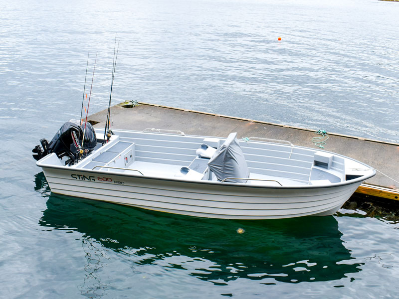 Angelreisen Norwegen 41161 Haus Cato 2_Boot 20 Fuß, 60 PS, 4 Takt mit Echolot und Kartenplotter (Sting 600 Pro)